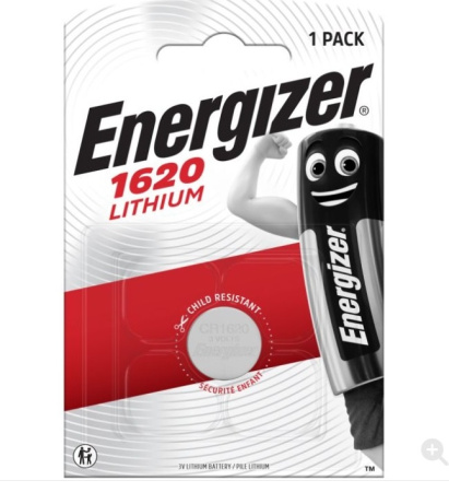 ENERGIZER COIN LITHIUM CR1620-PARISTO 1KPL