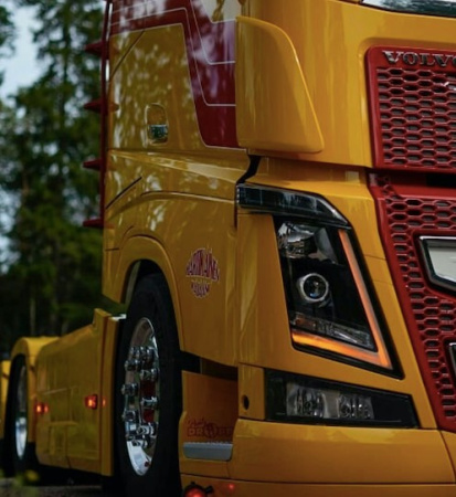 LED-PÄIVÄAJOVALON MUUTOSSARJA VOLVO FH4 2012-2015, KELTAINEN
