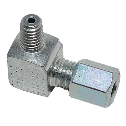 KULMALIITIN 4MM PUTKELLE, M6X1