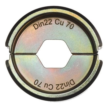 MILWAUKEE PURISTUSMUOTTI DIN22 CU 70