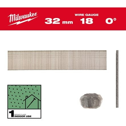 MILWAUKEE NAULA 18G/32MM/SC1 5000P