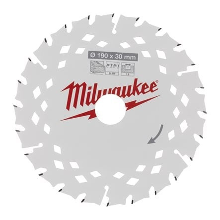 MILWAUKEE PYÖRÖSAHANT. W190X30X1,8X24