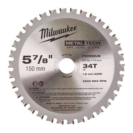 MILWAUKEE PYÖRÖSAHANTERÄ 150X20X34T FMCS