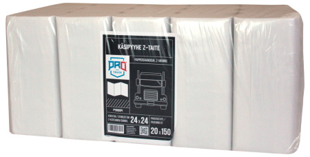 PROTRUCK KÄSIPYYHE Z-TAITE 24X24CM, PAPERI , PAKKAUS 20X150KPL, MM. KATRIN-TELINEESEEN