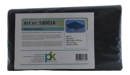 KAIVON-/VIEMÄRINSULKUMATTO 1500X1700MM, EPDM-KUMIA