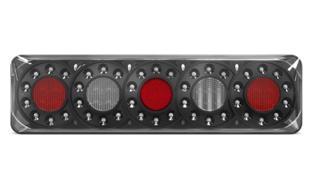 LED-TAKAVALO 12/24V TAKA/JARRU/VILKKU/SUMU/PERUUTUS  387X105X31MM