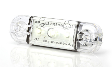 LED-ÄÄRIVALO 84X24X10 SLIM 3-LED VALKOINEN 9-36V IP68 P10