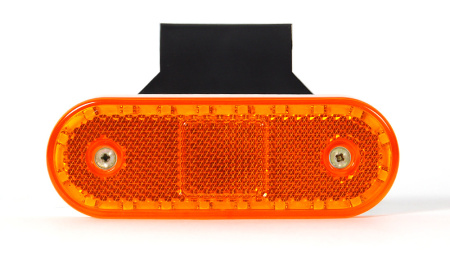 LED-ÄÄRIVALO 114X40X25 KELTAINEN 12-24 IP68 SIS.KULMAKIINNIKE P10