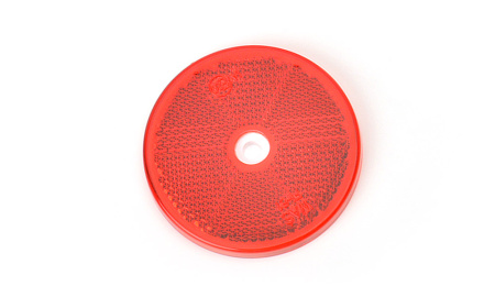 HEIJASTIN 60MM PUNAINEN RUUVINREIJÄLLÄ (MINIMI TILAUSERÄ 5PL)