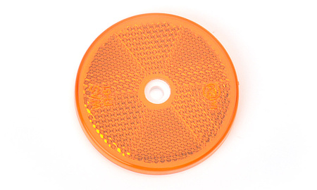 HEIJASTIN 60MM KELTAINEN RUUVINREIJÄLLÄ (MINIMI TILAUSERÄ 5PL)