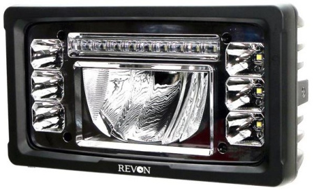 REVON RAV900 LED-KAUKOVALO AURINKOLIPPAAN SCANIA 4/R-SRJ 9-32V 90W