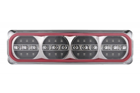 LED-TAKAVALO OIKEA 12/24V 387X105X31MM IP67 TAKA-/JARRU-/PERUUTUS-/DYN.VILKKUVALO