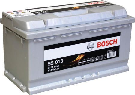 BOSCH AKKU S5 100AH/830A , 353X175X190MM -/+