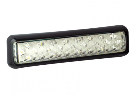 LED-PERUUTUSVALO KAPEA "SLIMLINE" MUSTA KEHYS