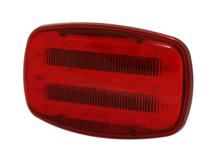 LED-VAROITUSVALO PUNAINEN 18-LED, MAGNEETTIKIINNITYS, 4X AA-PARISTOA