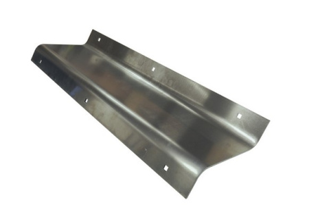 ROISKELÄPÄN Z KANNAKE, 615MM, PAKSUUS 3MM, MERIALUMIINI EN 5754