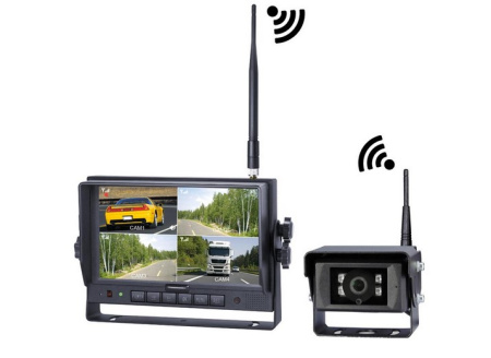 VIGNAL LANGATON HD-PERUUTUSKAMERAJÄRJESTELMÄ 7" NÄYTÖLLÄ WI-FI 2.4GHZ