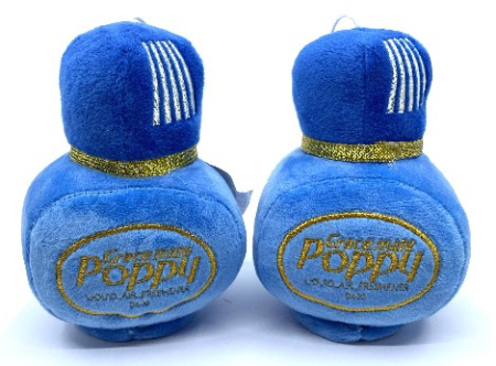 GRACE MATE POPPY PLUCHE BOTTLE KARVANOPAT SININEN