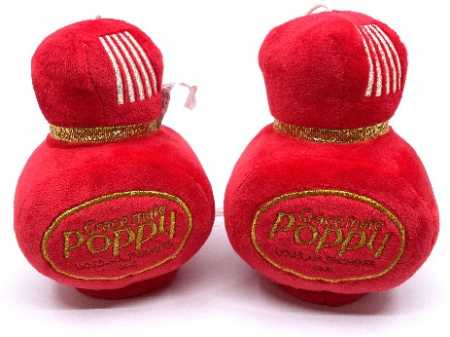 GRACE MATE POPPY PLUCHE BOTTLE KARVANOPAT PUNAINEN