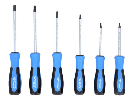 BRILLIANT TOOLS TORX RUUVIMEISSELISARJA T10-T30, 6-OS.