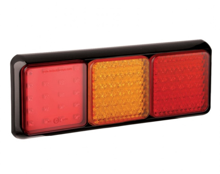 LED-YHDISTELMÄTAKAVALO 12/24V 352X122X31, TAKA-/JARRU-/VILKKU-/SUMUVALO