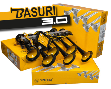 BASURI®  3.0 ILMATORVISARJA 12/24V 120DB, 20-MELODIAA