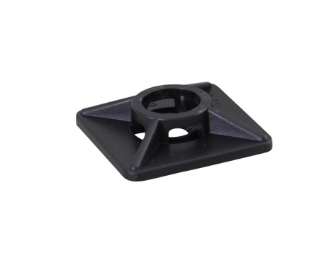 NIPPUSITEEN KIINNIKE MUSTA 100KPL, 27X27X4,8MM, HINTA/100KPL
