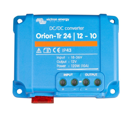 VICTRON ORION-TR KONVERTTERI 24/12-10 (120W) DC-DC JÄNNITTEENALENNIN