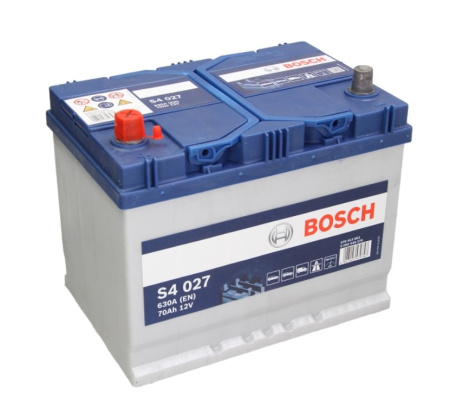 BOSCH AKKU S4 70AH/630A , 261X175X220MM  +/-
