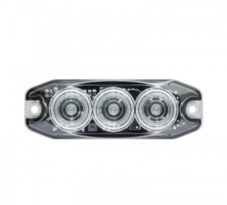 PERUUTUSVALO 3-LED 12/24V MATALA 89X30X8MM ECE R23/R10 IP67, RUUVI/TEIPPIKIINNITYS