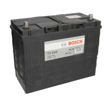 BOSCH AKKU T3 125AH/720A , 349X175X290MM  -/+ 