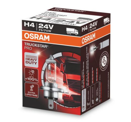 OSRAM POLTTIMO H4 24V 75/70W TRUCKSTAR PRO