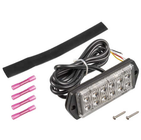 FEBI TASOVILKKU KAKSIRIVINEN 9-30V 36W/12-LED, OHUT MALLI! ECE R10/R65.