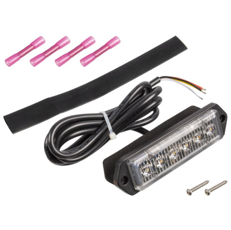 FEBI TASOVILKKU 9-30V 18W/6-LED, OHUT MALLI! ECE R10/R65. 122X32X11MM