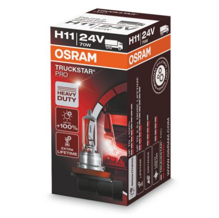 OSRAM POLTTIMO H11 24V 75W TRUCKSTAR PRO