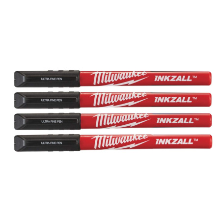 MILWAUKEE KYNÄ INKZALL KAPEA KÄRKI MUSTA 4P