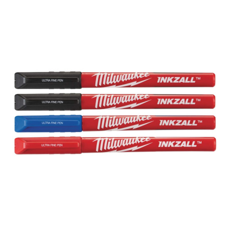 MILWAUKEE KYNÄ INKZALL KAPEA KÄRKI VÄRILLINEN 4P