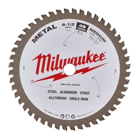 MILWAUKEE PYÖRÖSAHANTERÄ M165X15,87X48T