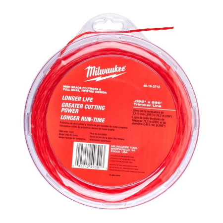 MILWAUKEE TRIMMERIN SIIMA 2,4MM X 76M