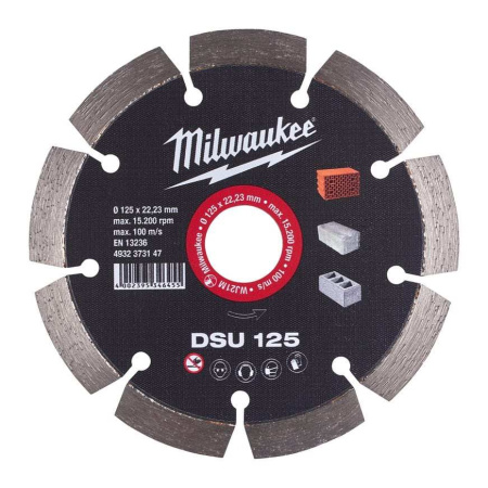 MILWAUKEE TIMANTLAIKKA DSU 125X22,2