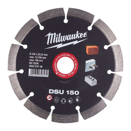 MILWAUKEE TIMANTLAIKKA DSU 150X22,2
