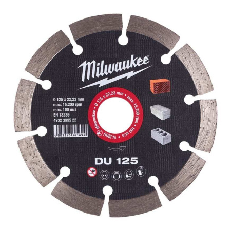 MILWAUKEE TIMANTLAIKKA DU 125X22,2