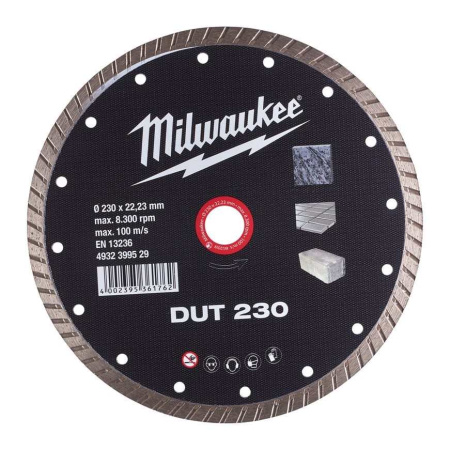 MILWAUKEE TIMANTLAIKKA DUT 230X22,2