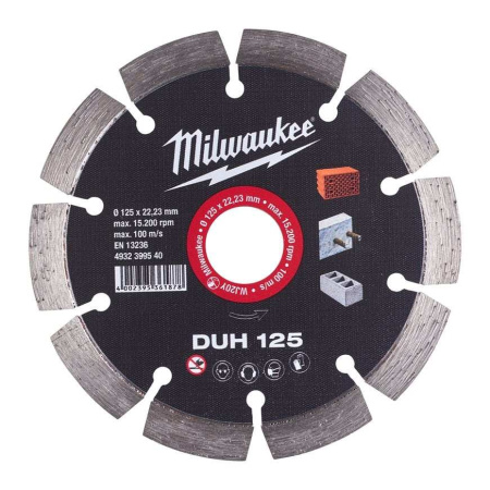 MILWAUKEE TIMANTLAIKKA DUH 125X22,2