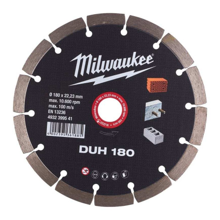 MILWAUKEE TIMANTLAIKKA DUH 180X22,2