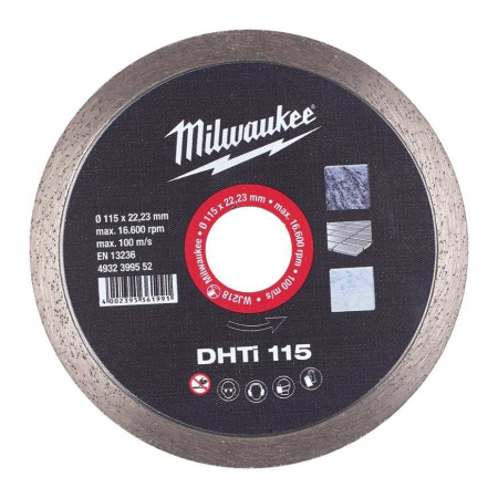 MILWAUKEE TIMANTLAIKKA DHTI 115X22,2