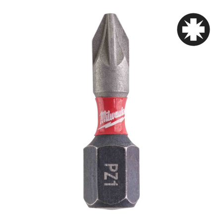 MILWAUKEE TERÄ SHOCKWAVE PZ1 X 25MM P2