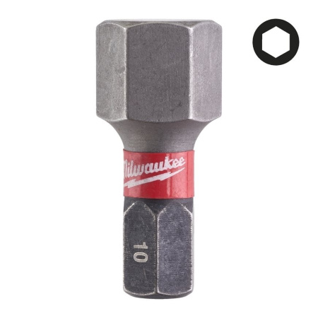MILWAUKEE TERÄ SHOCKWAVE HEX10 X 25MM P2