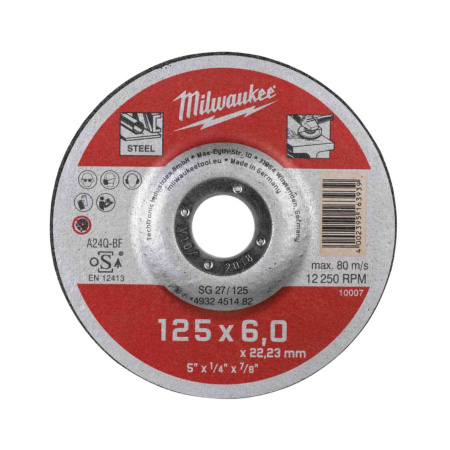 MILWAUKEE METAL HIOMALAIK STD 125X6MM - 1P