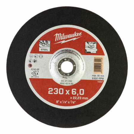MILWAUKEE METAL HIOMALAIK STD 230X6MM - 1P